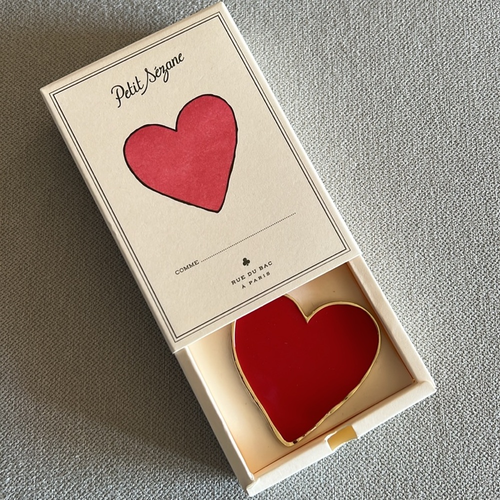 Sézane Heart Shaped Keychain